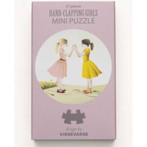 ViSSEVASSE Mini Puslespil - Handclapping Girls (31 Brikker)