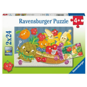 Puslespil Fruit And Veggie Fun 2x24 Brikker - Legekammeraten.dk