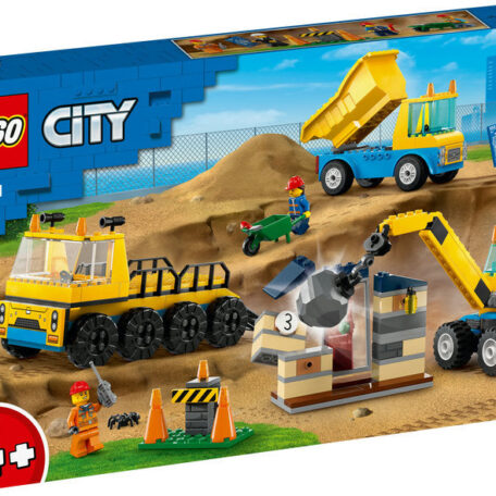 LEGO City Entreprenørmaskiner og nedrivningskran - Lego - Legekammeraten.dk